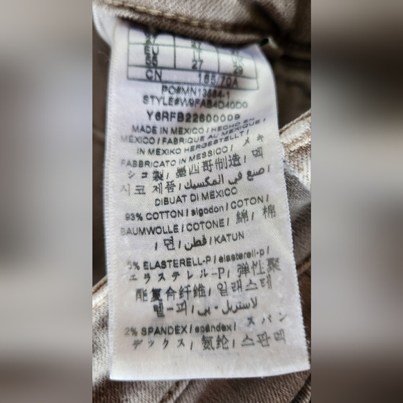 Guess Cargo jeans Tan color sz 27 - Picture 3 of 16